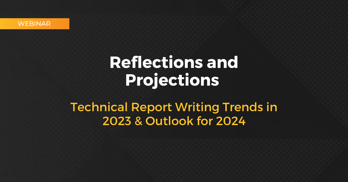 Technical report writing trends in 2023 outlook for 2024 quire